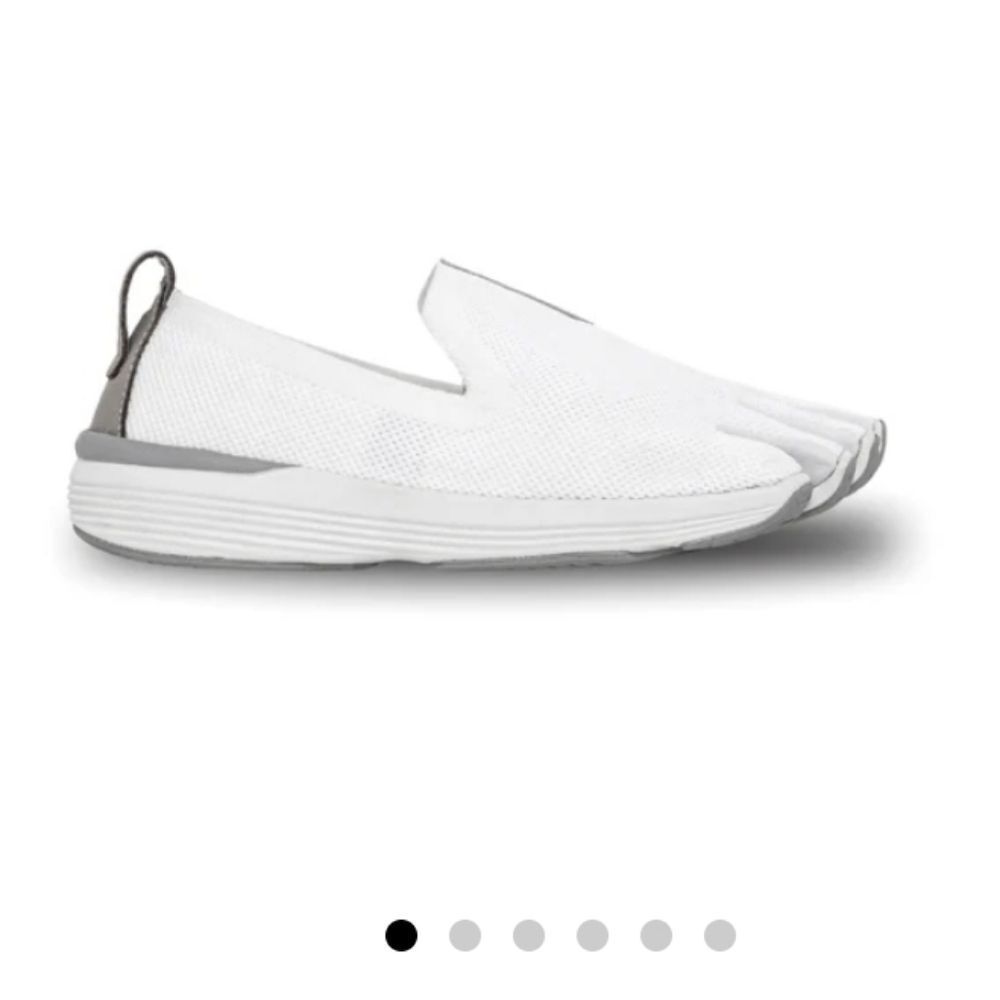 Peluva White Slip-On Toe Loafers - Picture 13 of 13